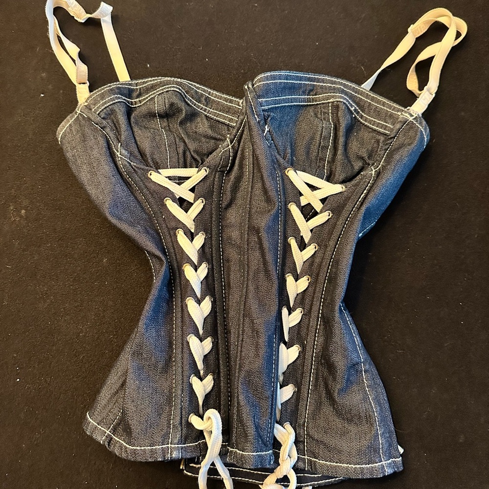 Dolce and gabbana corset top